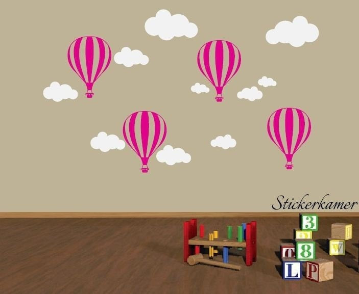 Muurstickers luchtballonnen