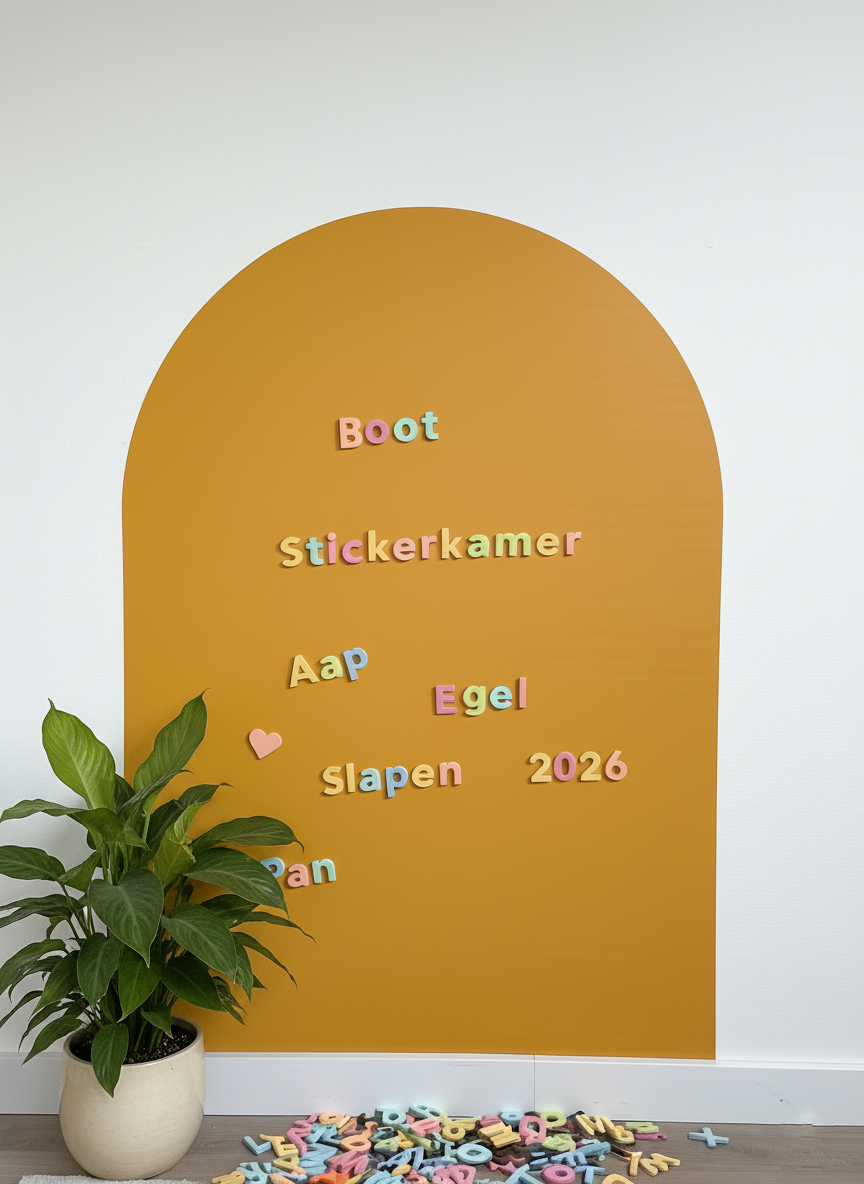 Magnetische muursticker krijtbord - Magneetsticker zelfklevend