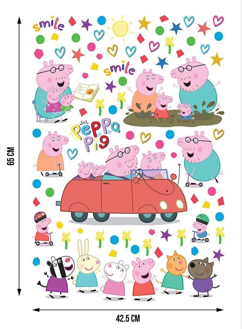 Peppa Pig Muurstickers