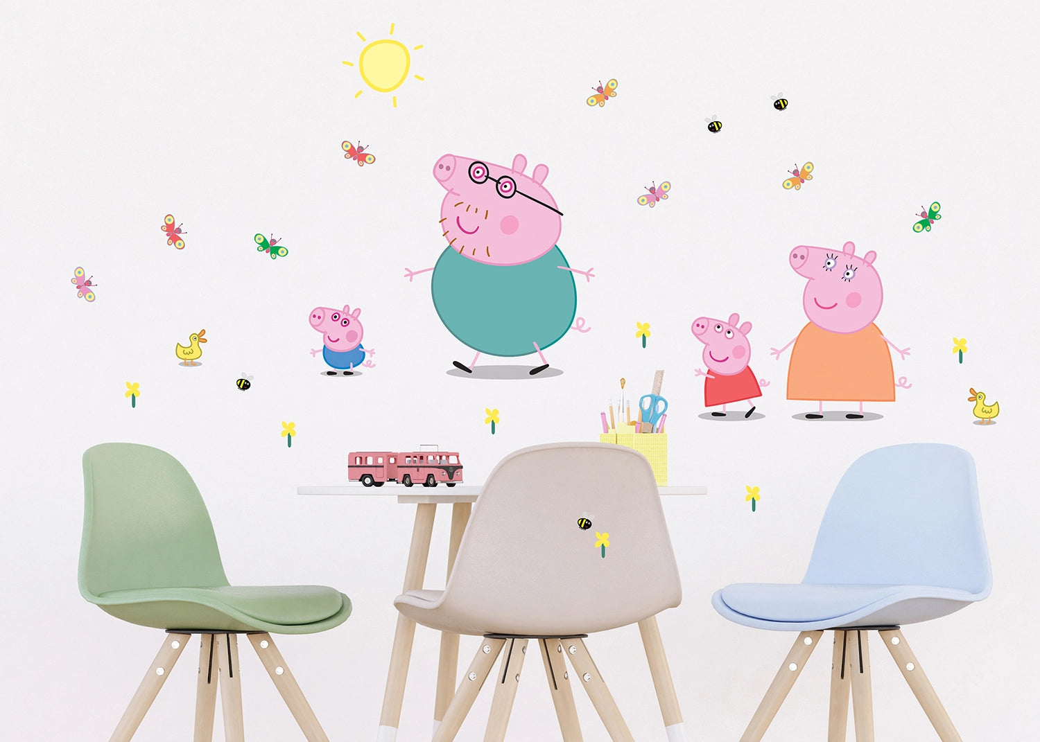 Peppa Pig Muurstickers