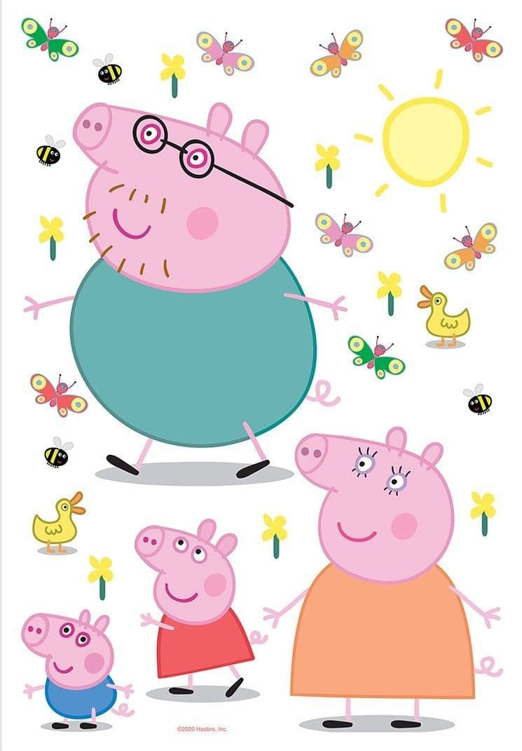 Peppa Pig Muurstickers
