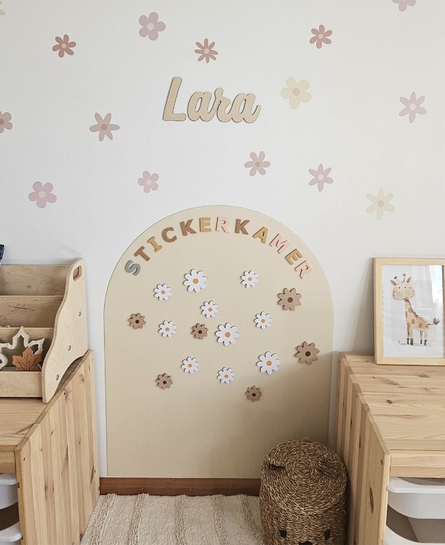 Magneetsticker met krijtbord functie voor de Kinderkamer 95×75 cm – Verwijderbaar
