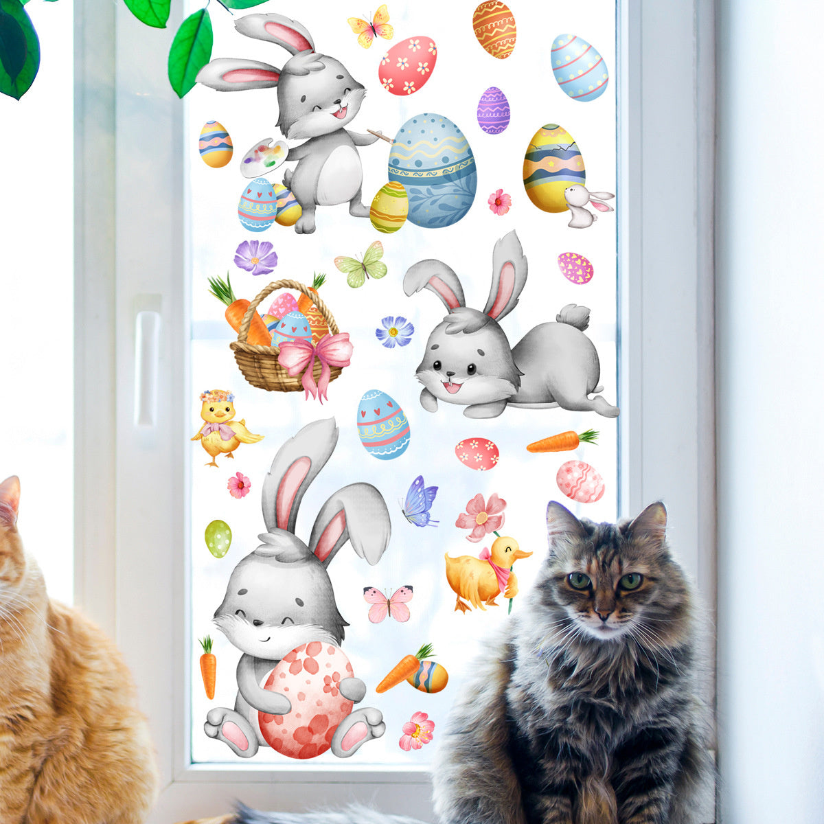 Raamsticker Pasen statisch