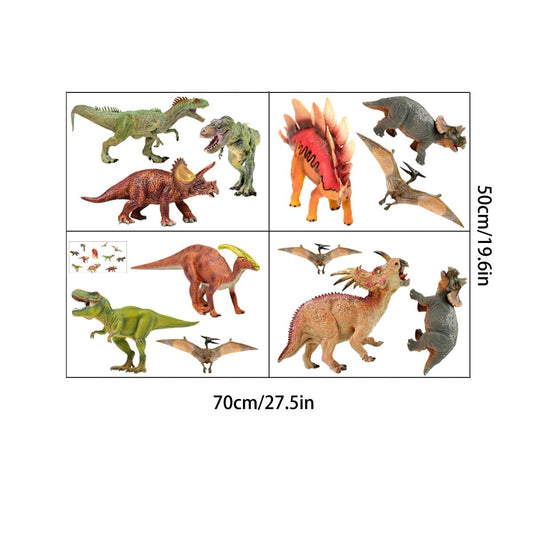Zelfklevende Muurstickers Dinosaurussen