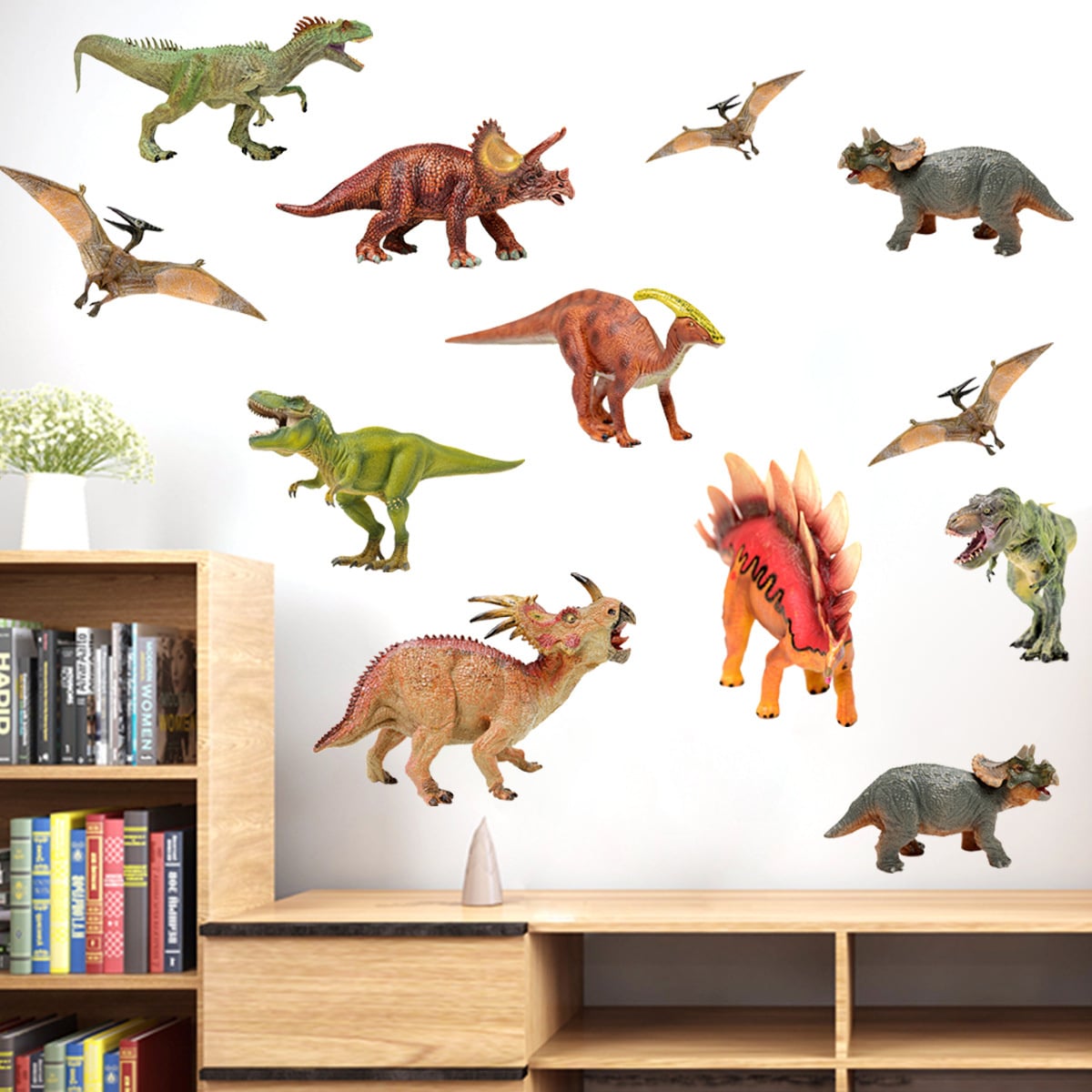 Zelfklevende Muurstickers Dinosaurussen